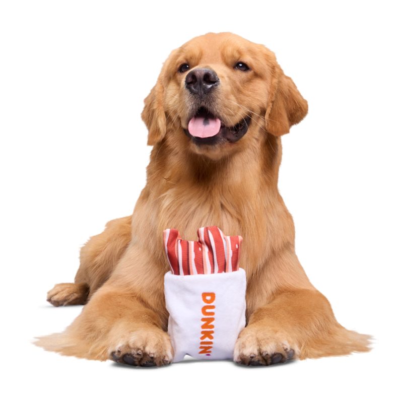 DUNKIN Snackin Bacon Dog Toy 05