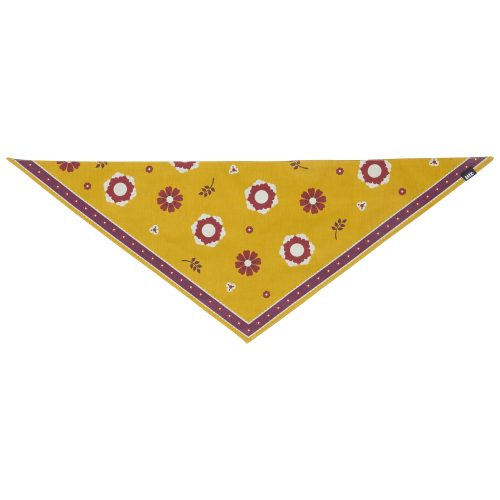 HOME ATB GWP 212984 POSIES AND PLAID REVERSIBLE BANDANA S M GRID 0021